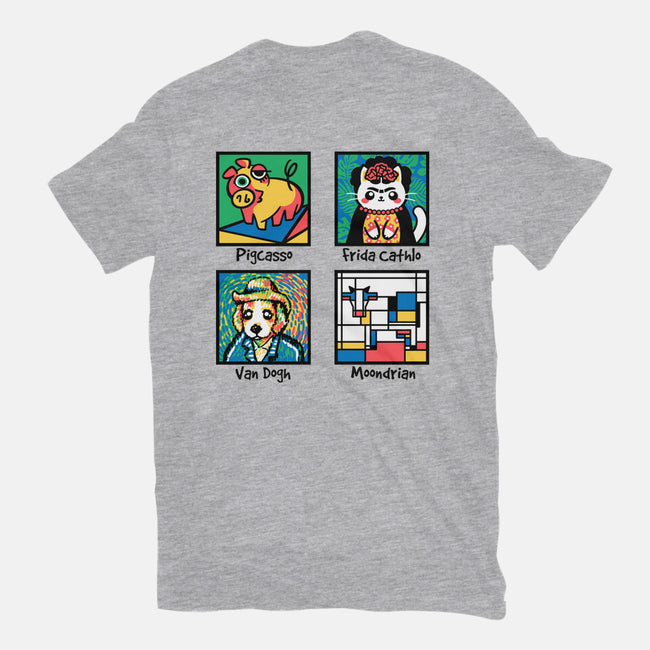 Animal Artists-Womens-Basic-Tee-NemiMakeit