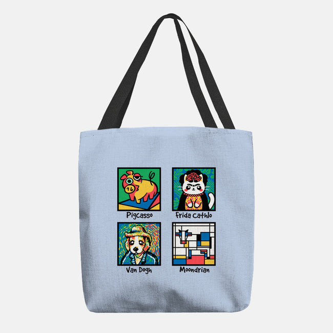 Animal Artists-None-Basic Tote-Bag-NemiMakeit