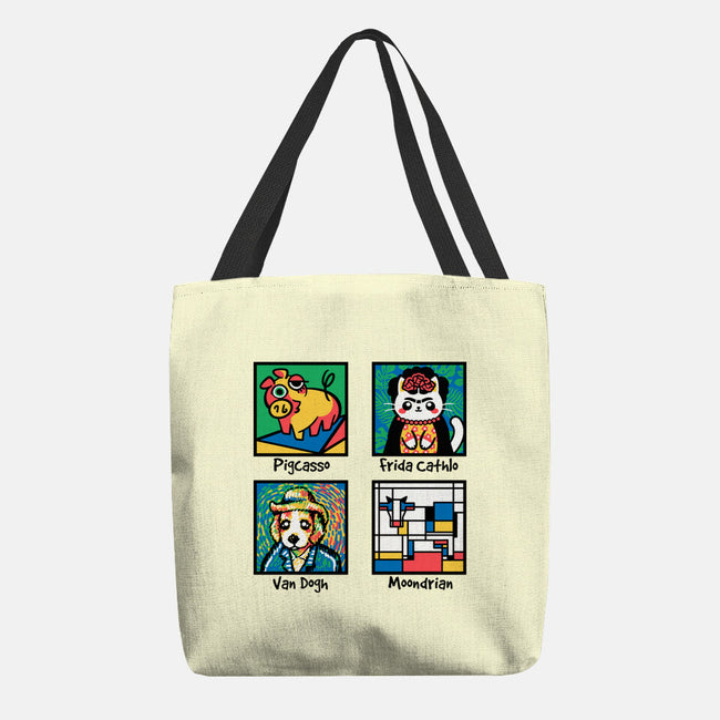 Animal Artists-None-Basic Tote-Bag-NemiMakeit