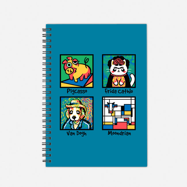 Animal Artists-None-Dot Grid-Notebook-NemiMakeit