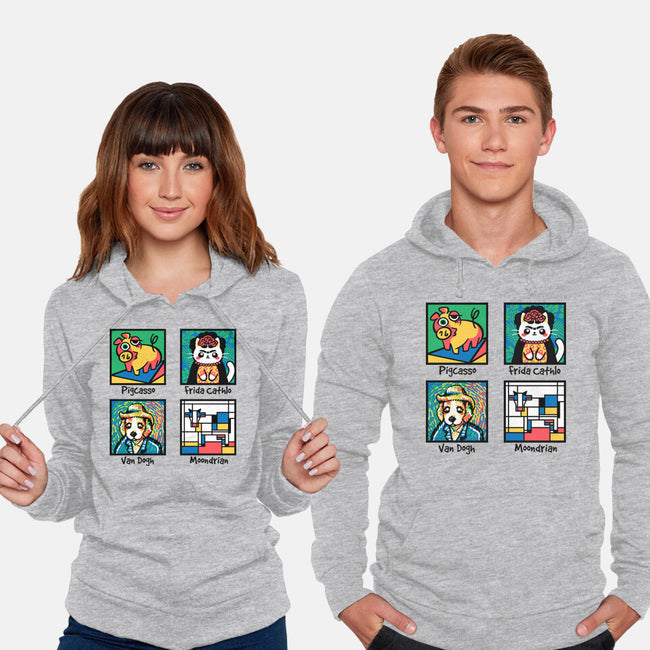 Animal Artists-Unisex-Pullover-Sweatshirt-NemiMakeit