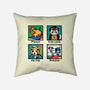 Animal Artists-None-Removable Cover-Throw Pillow-NemiMakeit