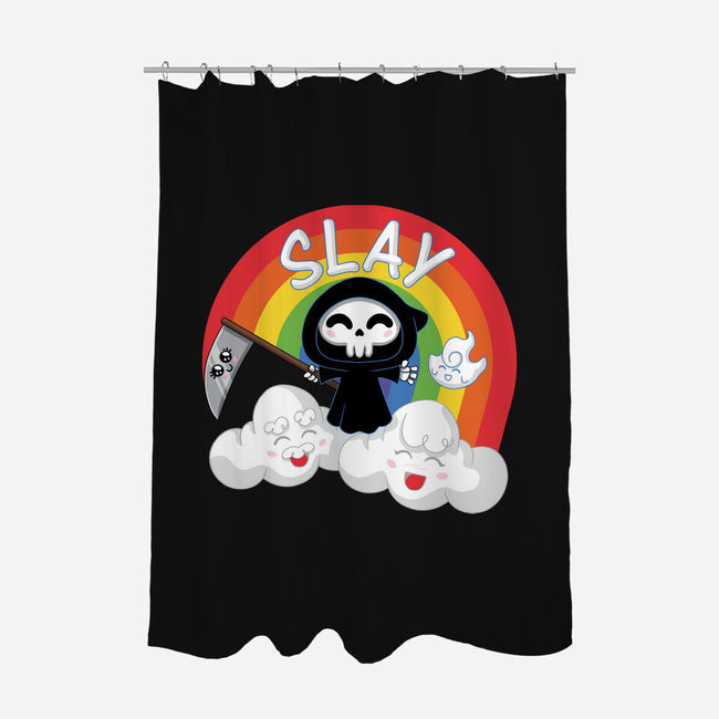 Slay-None-Polyester-Shower Curtain-danielmorris1993