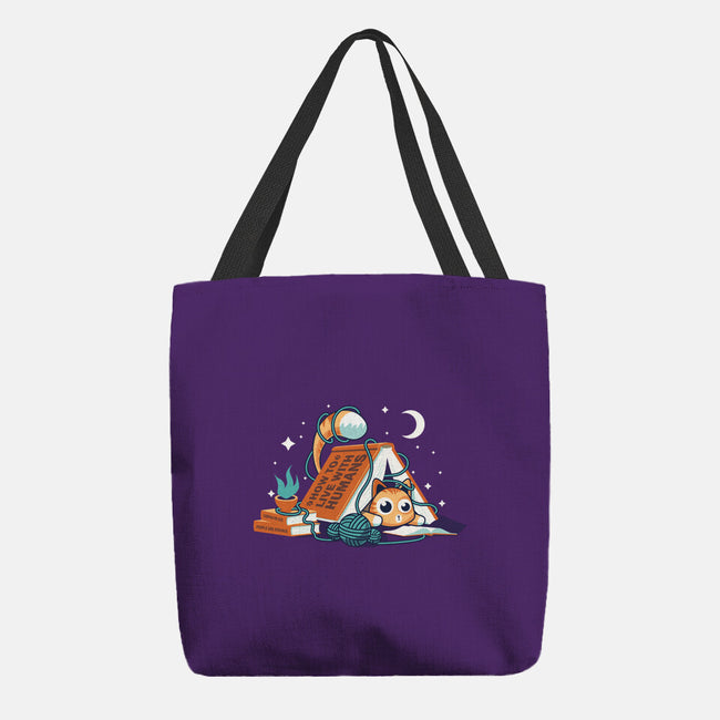 Book Camping-None-Basic Tote-Bag-erion_designs