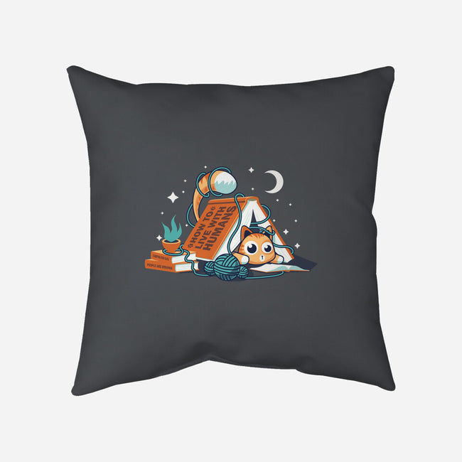 Book Camping-None-Removable Cover w Insert-Throw Pillow-erion_designs