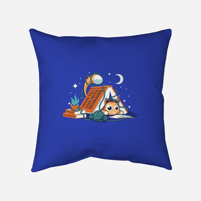 Book Camping-None-Removable Cover w Insert-Throw Pillow-erion_designs