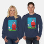 Hello My Friend-Unisex-Crew Neck-Sweatshirt-nickzzarto