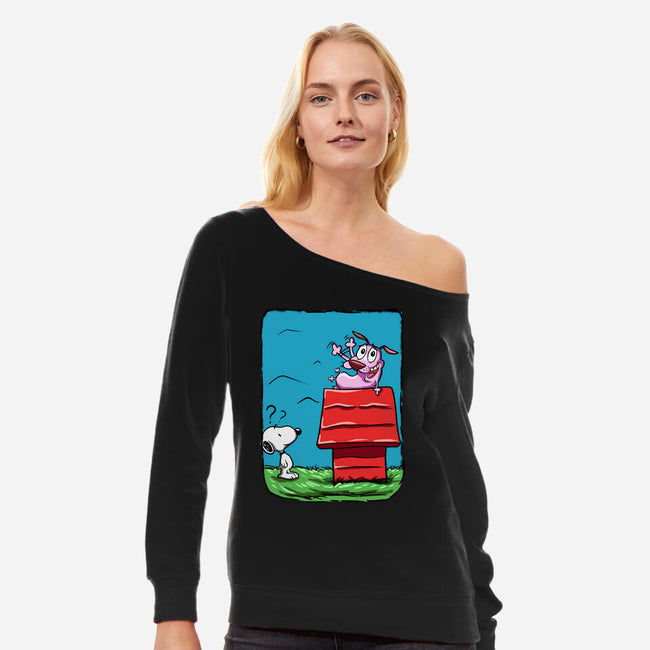 Hello My Friend-Womens-Off Shoulder-Sweatshirt-nickzzarto