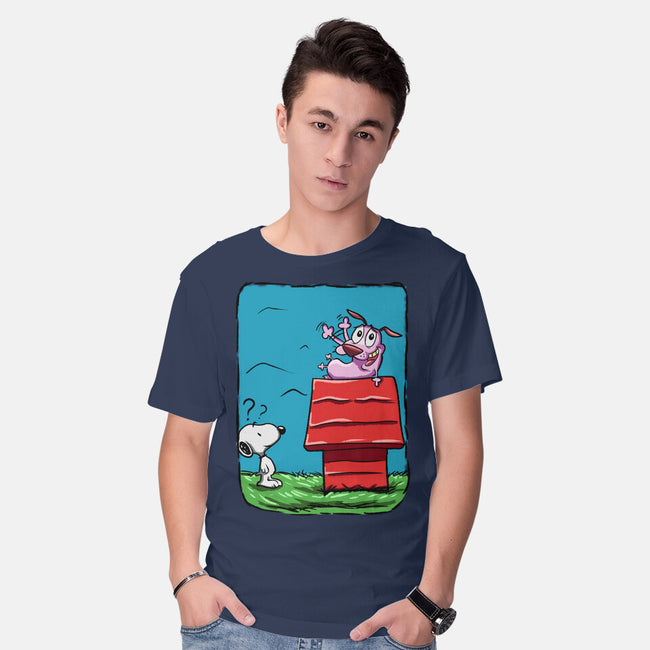 Hello My Friend-Mens-Basic-Tee-nickzzarto