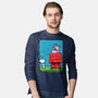 Hello My Friend-Mens-Long Sleeved-Tee-nickzzarto