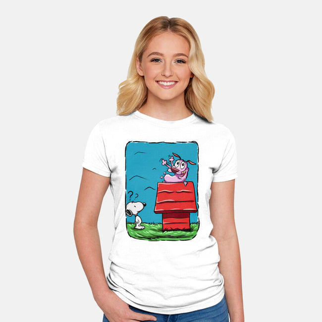 Hello My Friend-Womens-Fitted-Tee-nickzzarto
