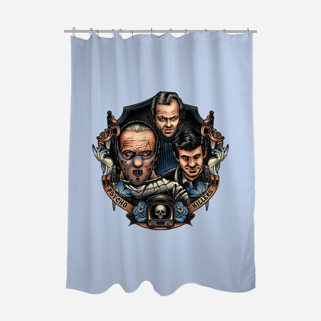 Bring In The Psychos-None-Polyester-Shower Curtain-momma_gorilla