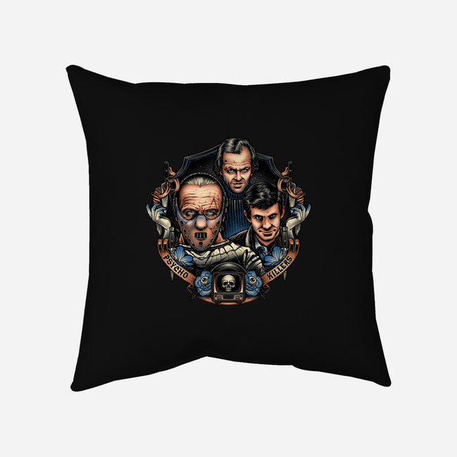 Bring In The Psychos-None-Removable Cover-Throw Pillow-momma_gorilla