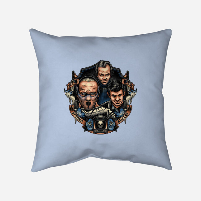 Bring In The Psychos-None-Removable Cover-Throw Pillow-momma_gorilla