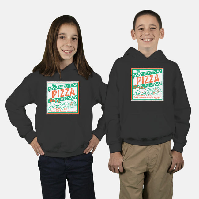 Mikey's Pizza-Youth-Pullover-Sweatshirt-Nemons