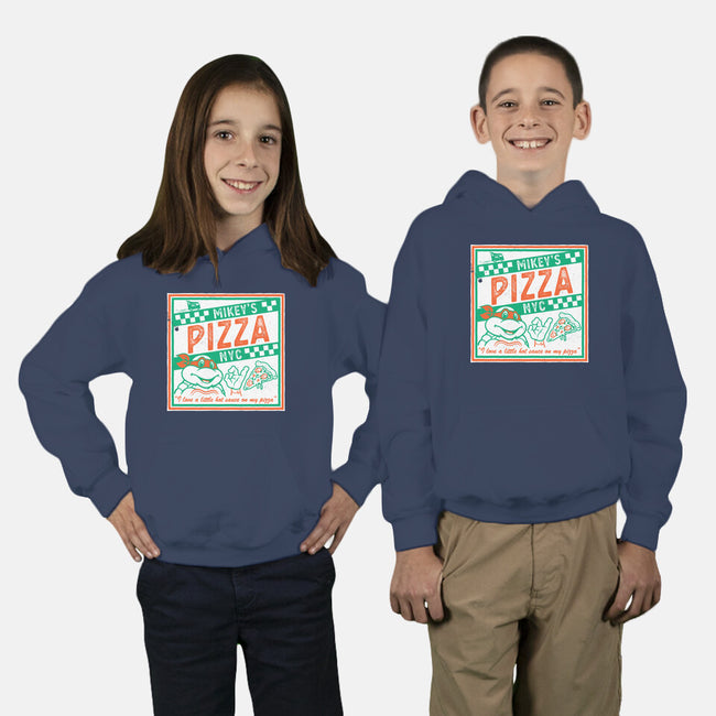 Mikey's Pizza-Youth-Pullover-Sweatshirt-Nemons