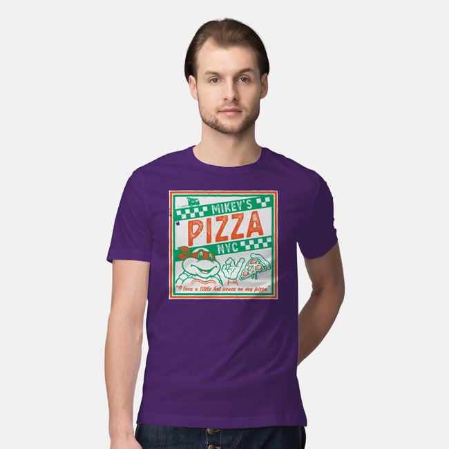 Mikey's Pizza-Mens-Premium-Tee-Nemons