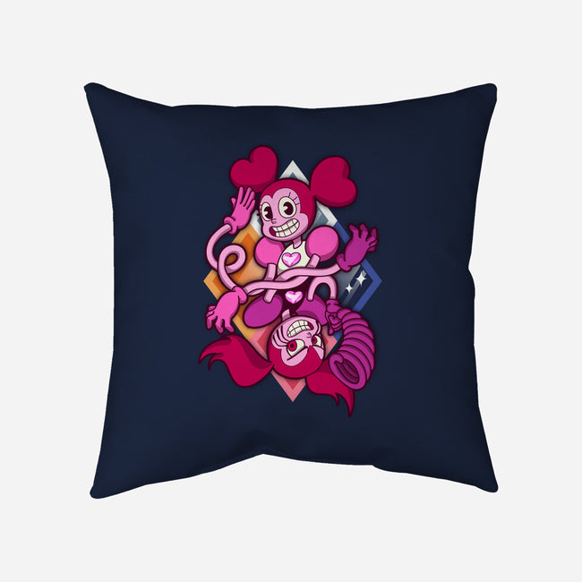 Your New Best Friend-none removable cover w insert throw pillow-Ursulalopez