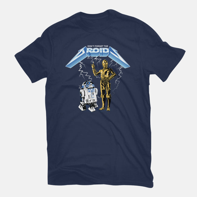 Don't Forget The Droids-Womens-Basic-Tee-rocketman_art