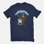 Don't Forget The Droids-Womens-Basic-Tee-rocketman_art