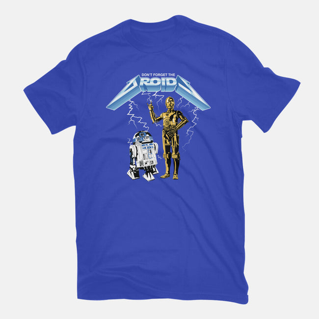 Don't Forget The Droids-Womens-Basic-Tee-rocketman_art