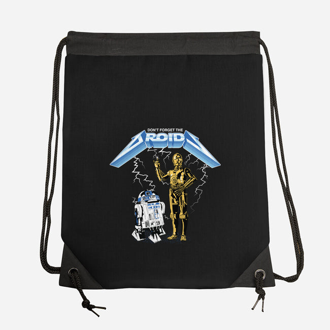 Don't Forget The Droids-None-Drawstring-Bag-rocketman_art
