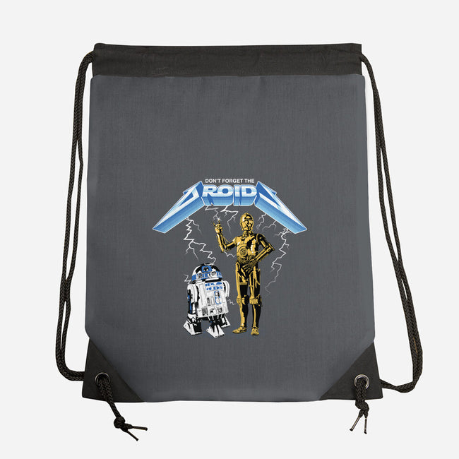Don't Forget The Droids-None-Drawstring-Bag-rocketman_art