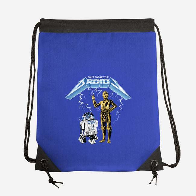Don't Forget The Droids-None-Drawstring-Bag-rocketman_art
