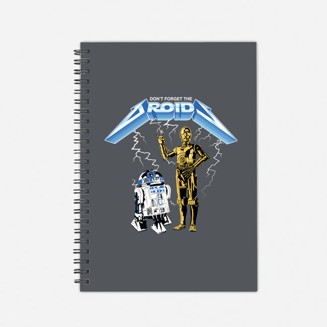 Don't Forget The Droids-None-Dot Grid-Notebook-rocketman_art