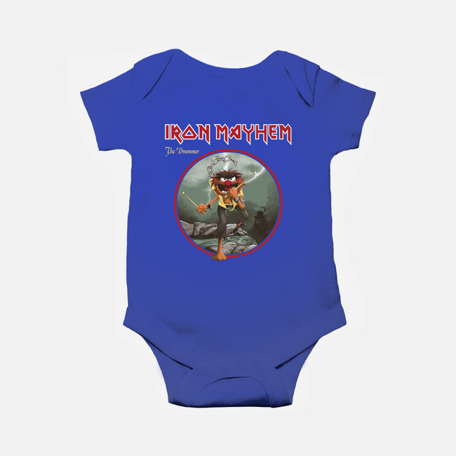 Iron Mayhem-Baby-Basic-Onesie-retrodivision