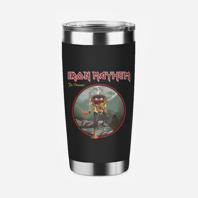 Iron Mayhem-None-Stainless Steel Tumbler-Drinkware-retrodivision