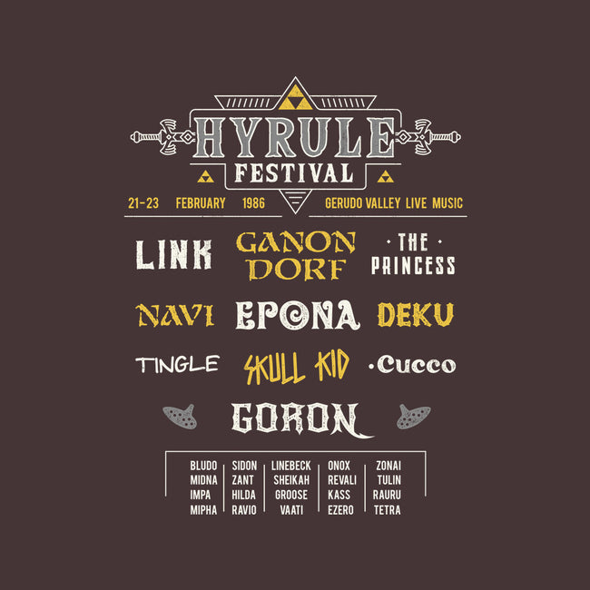 Hyrule Festival-None-Removable Cover w Insert-Throw Pillow-Logozaste