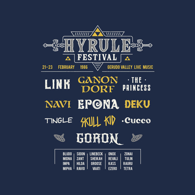 Hyrule Festival-Womens-Fitted-Tee-Logozaste