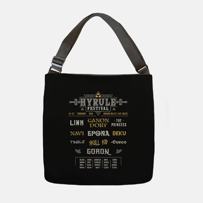 Hyrule Festival-None-Adjustable Tote-Bag-Logozaste