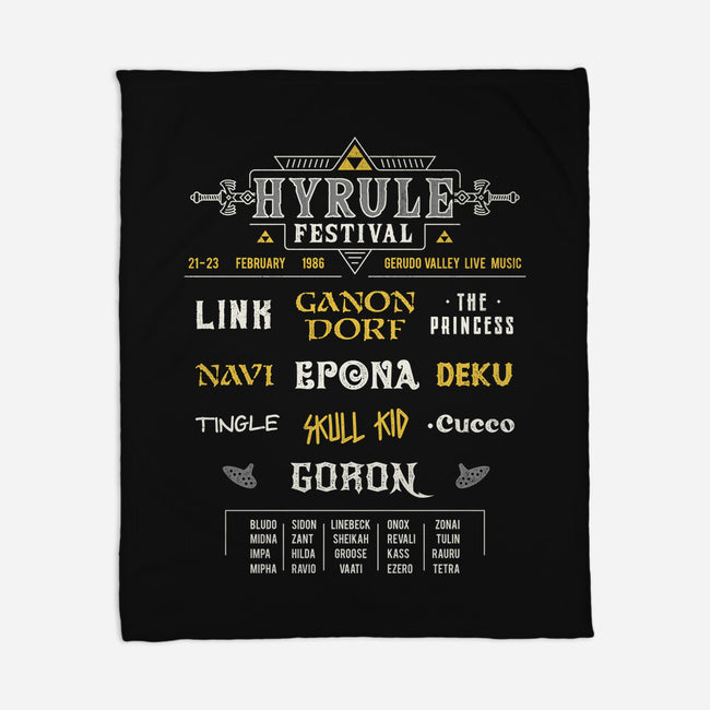 Hyrule Festival-None-Fleece-Blanket-Logozaste