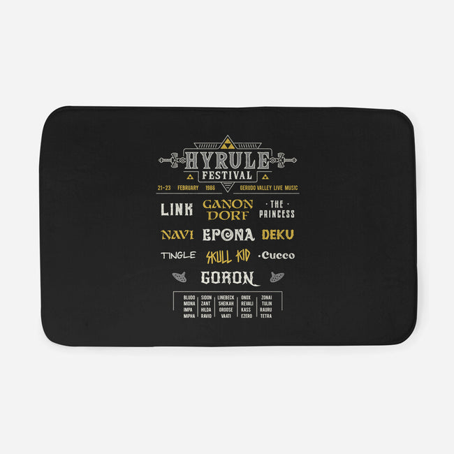 Hyrule Festival-None-Memory Foam-Bath Mat-Logozaste