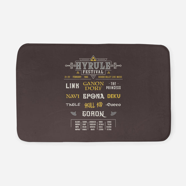 Hyrule Festival-None-Memory Foam-Bath Mat-Logozaste