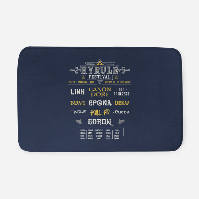 Hyrule Festival-None-Memory Foam-Bath Mat-Logozaste