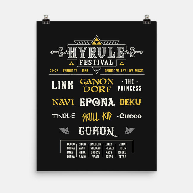 Hyrule Festival-None-Matte-Poster-Logozaste