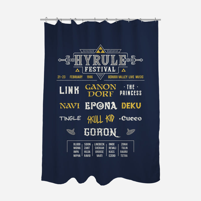 Hyrule Festival-None-Polyester-Shower Curtain-Logozaste