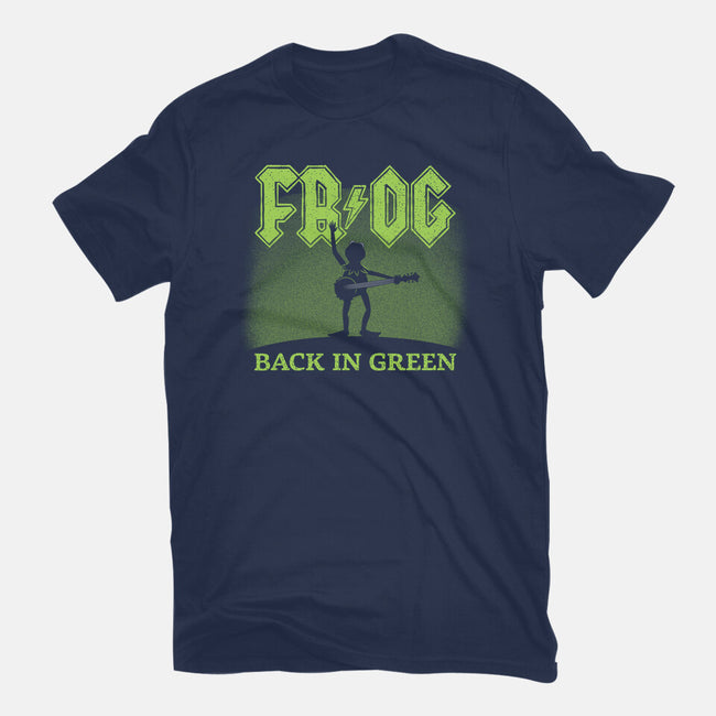 Back In Green-Womens-Fitted-Tee-dwarmuth
