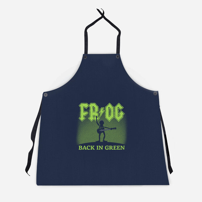 Back In Green-Unisex-Kitchen-Apron-dwarmuth