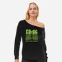 Back In Green-Womens-Off Shoulder-Sweatshirt-dwarmuth