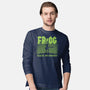 Back In Green-Mens-Long Sleeved-Tee-dwarmuth