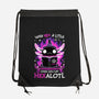 Axolotl Witching Hour-None-Drawstring-Bag-Snouleaf