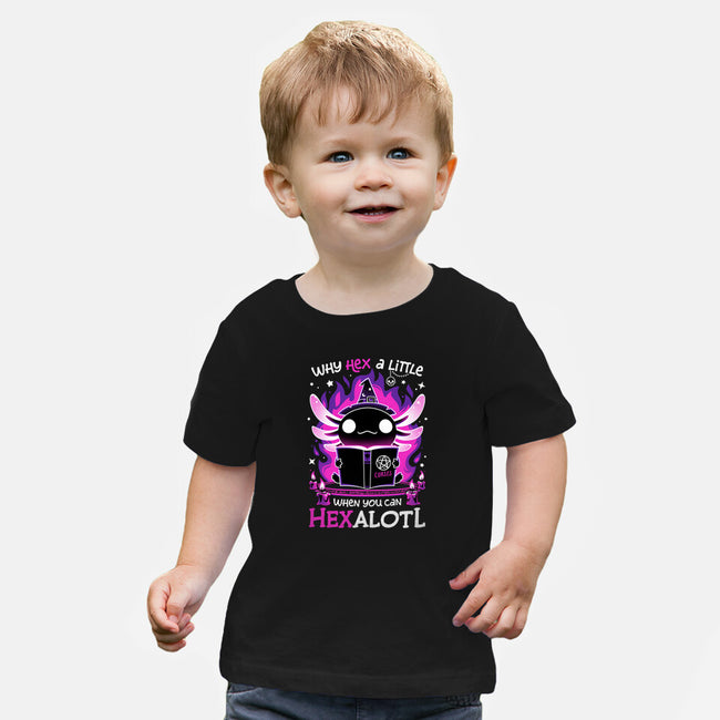Axolotl Witching Hour-Baby-Basic-Tee-Snouleaf