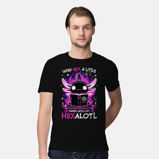 Axolotl Witching Hour-Mens-Premium-Tee-Snouleaf