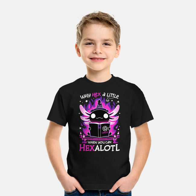 Axolotl Witching Hour-Youth-Basic-Tee-Snouleaf