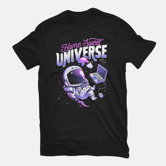 Home Sweet Universe-Womens-Fitted-Tee-eduely