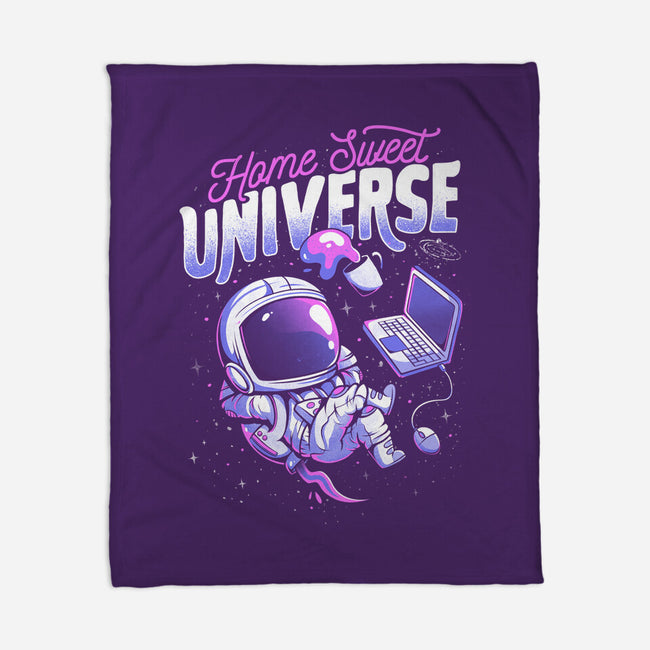 Home Sweet Universe-None-Fleece-Blanket-eduely